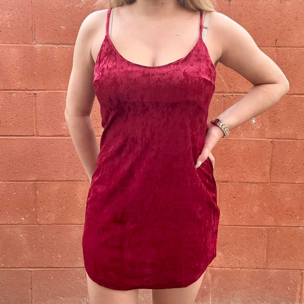 Red Velvet Dress